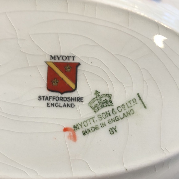 Vintage china floral condiment/side dish - Picture 4 of 8